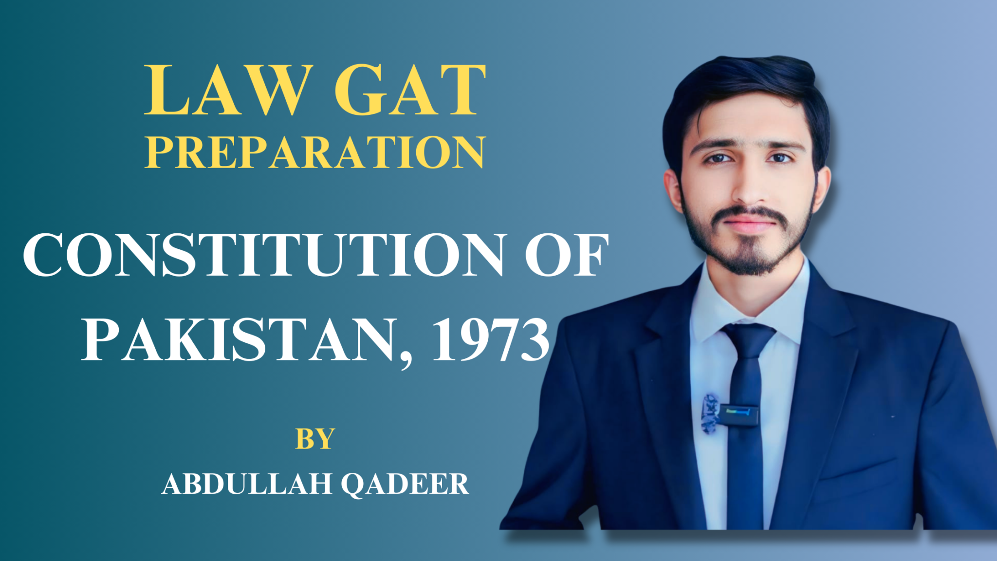 The Constitution of Pakistan, 1973 - LAW GAT